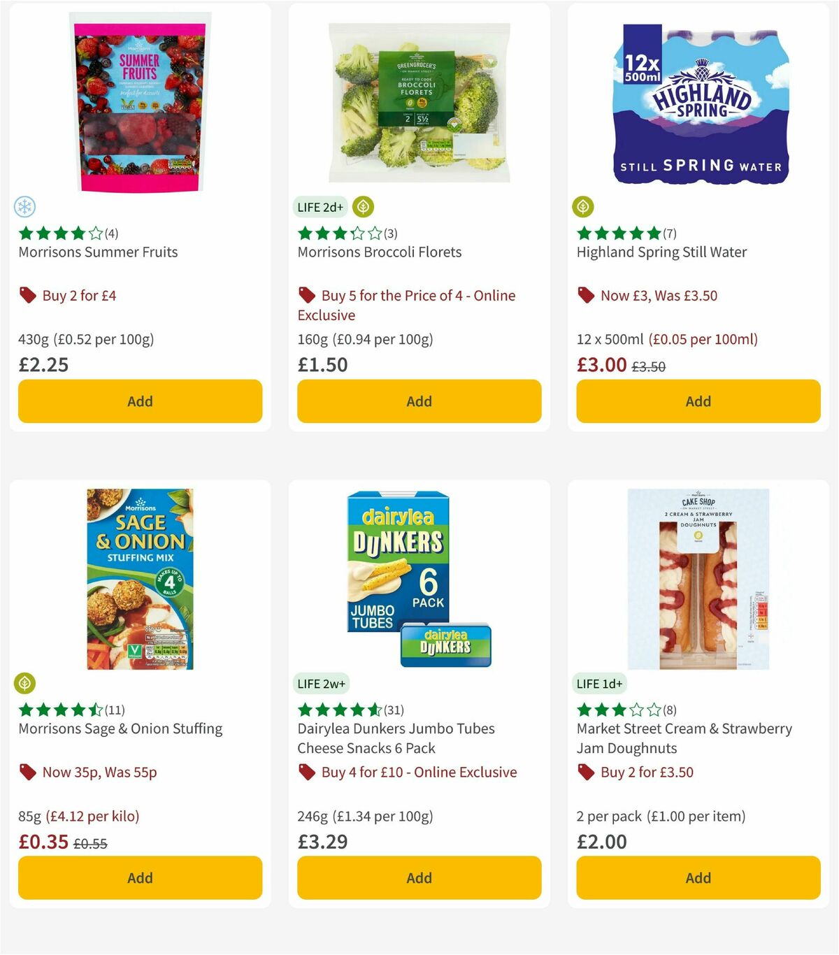 Morrisons Offers from 22 April