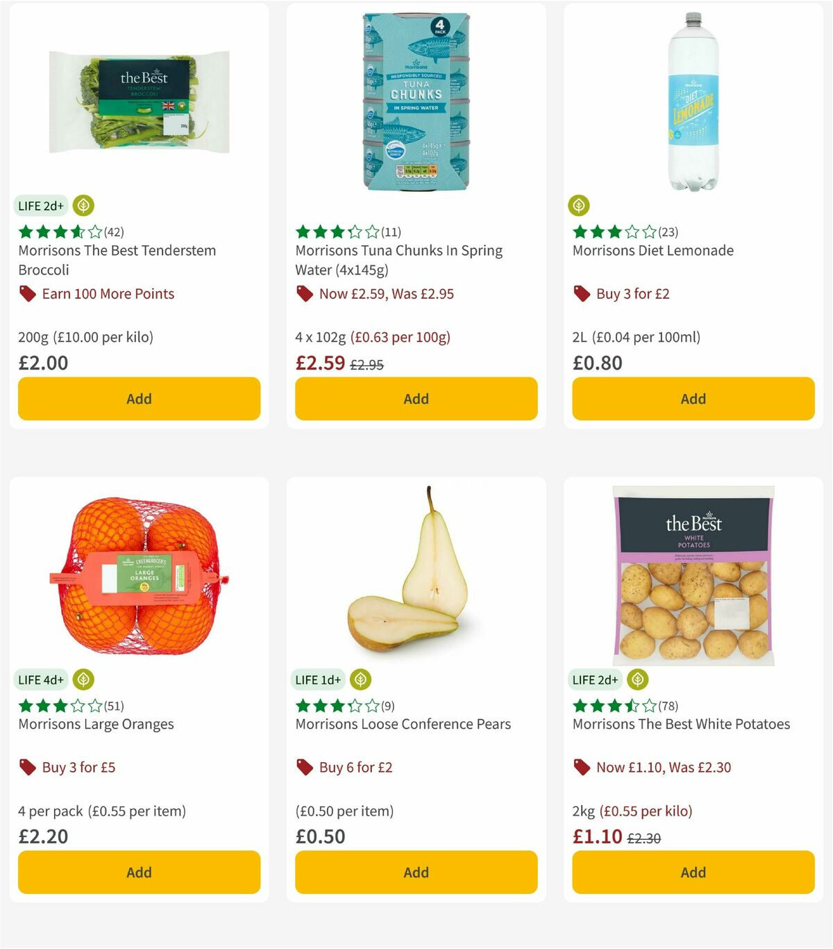 Morrisons Offers from 22 April