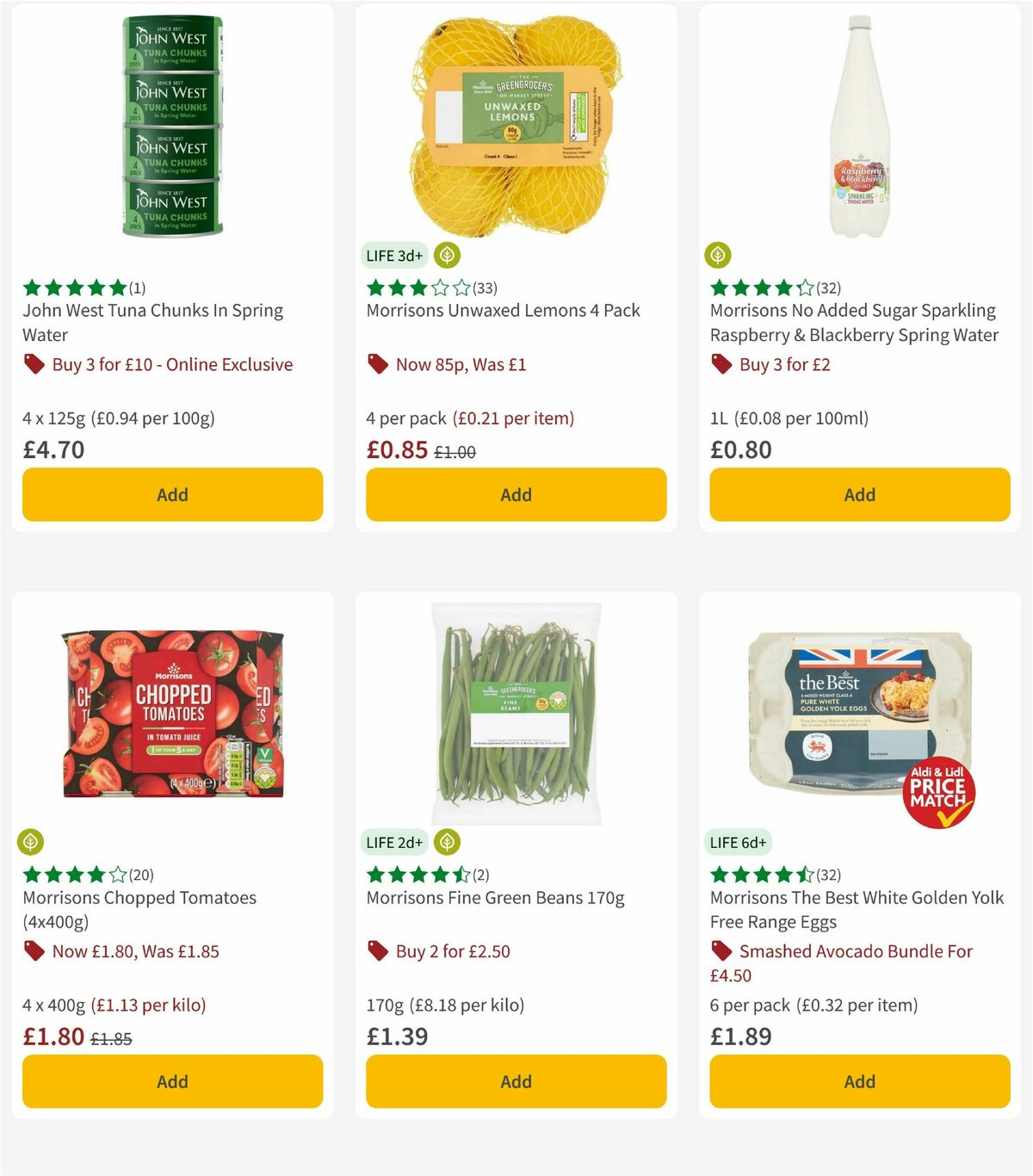 Morrisons Offers from 22 April