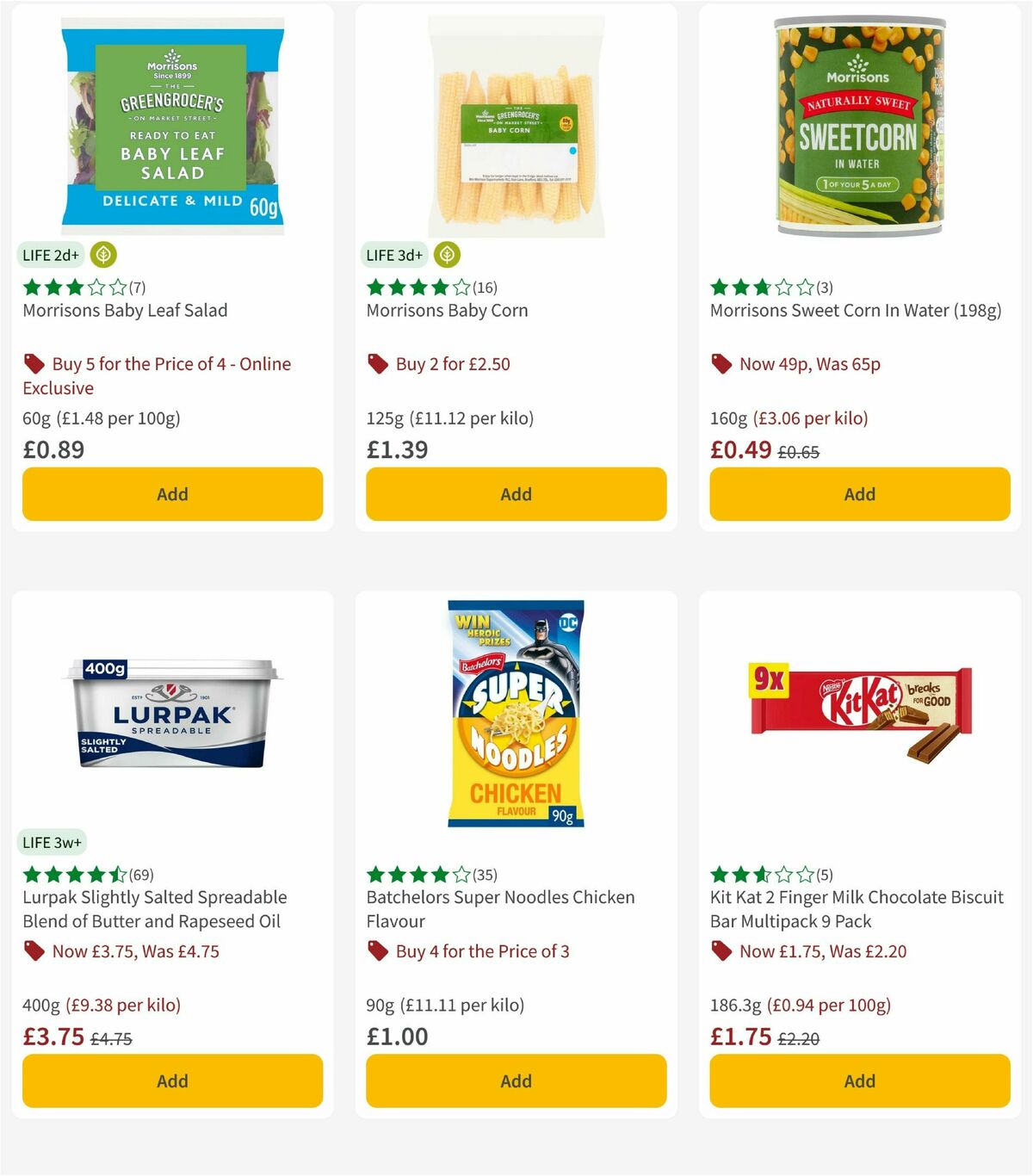 Morrisons Offers from 22 April