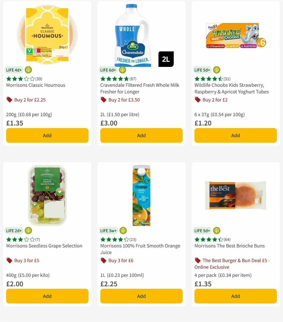 Morrisons Offers from 22 April