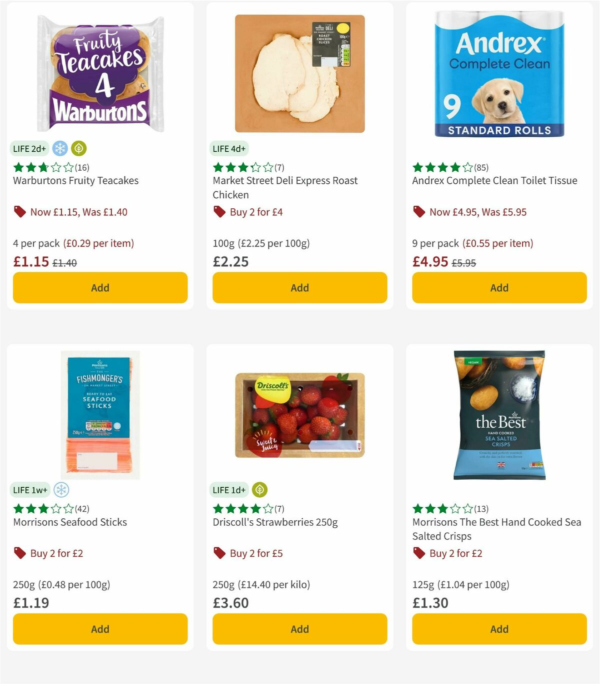 Morrisons Offers from 29 April