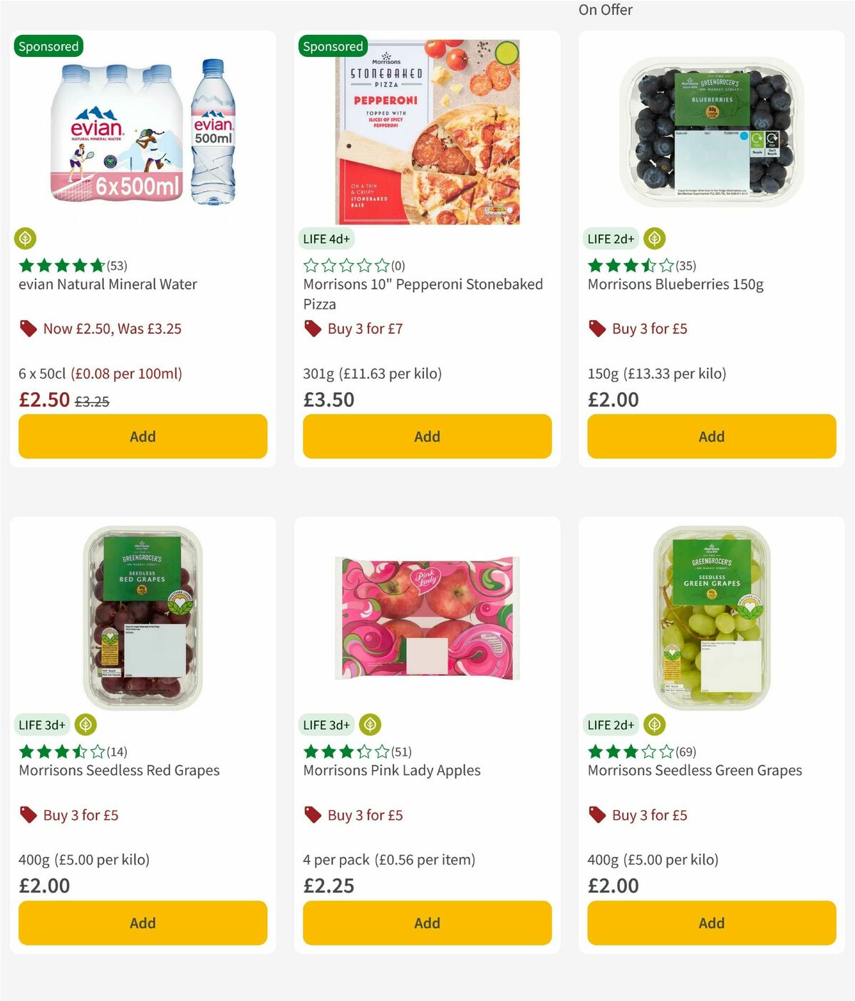 Morrisons Offers from 29 April