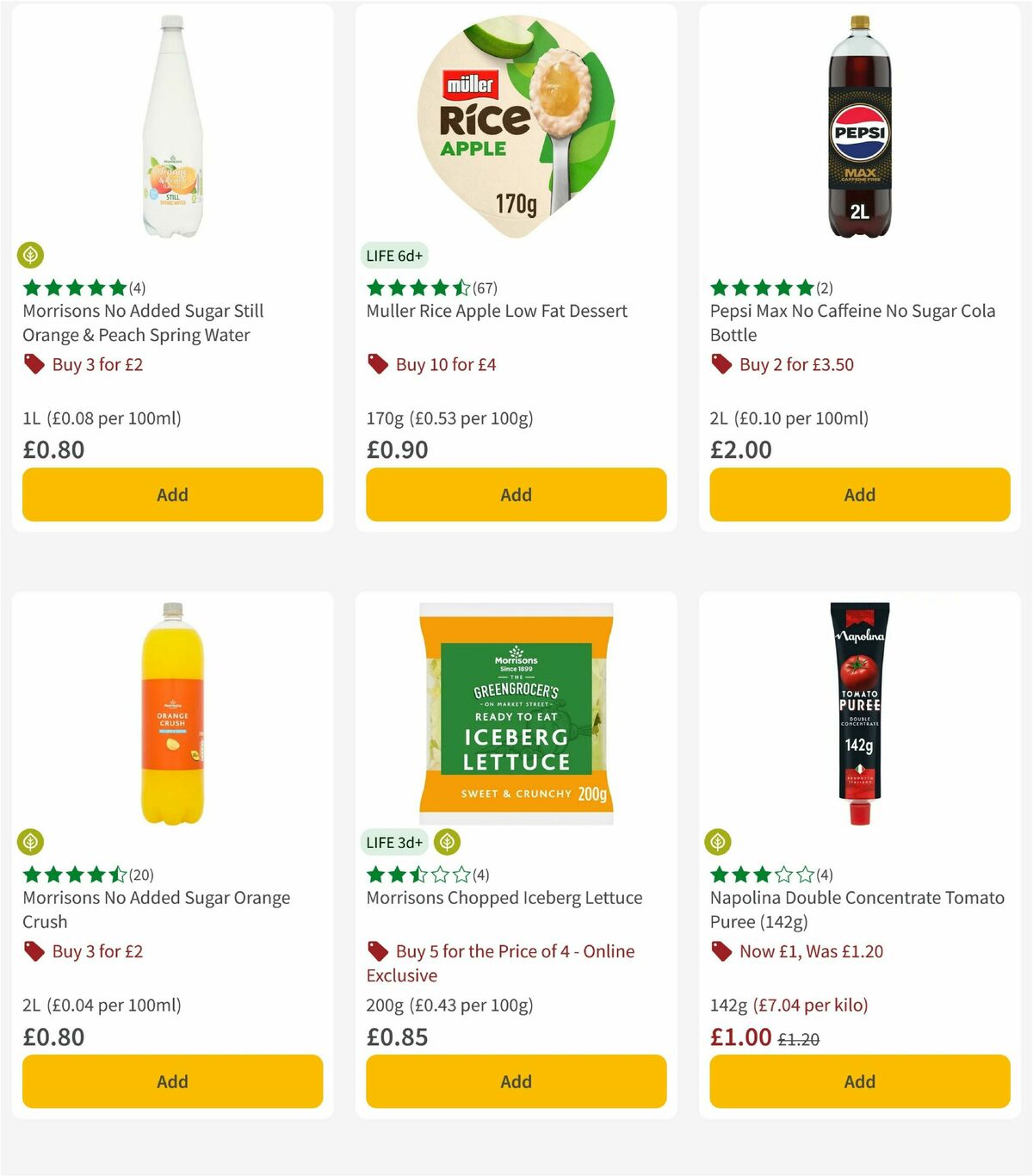 Morrisons Offers from 29 April