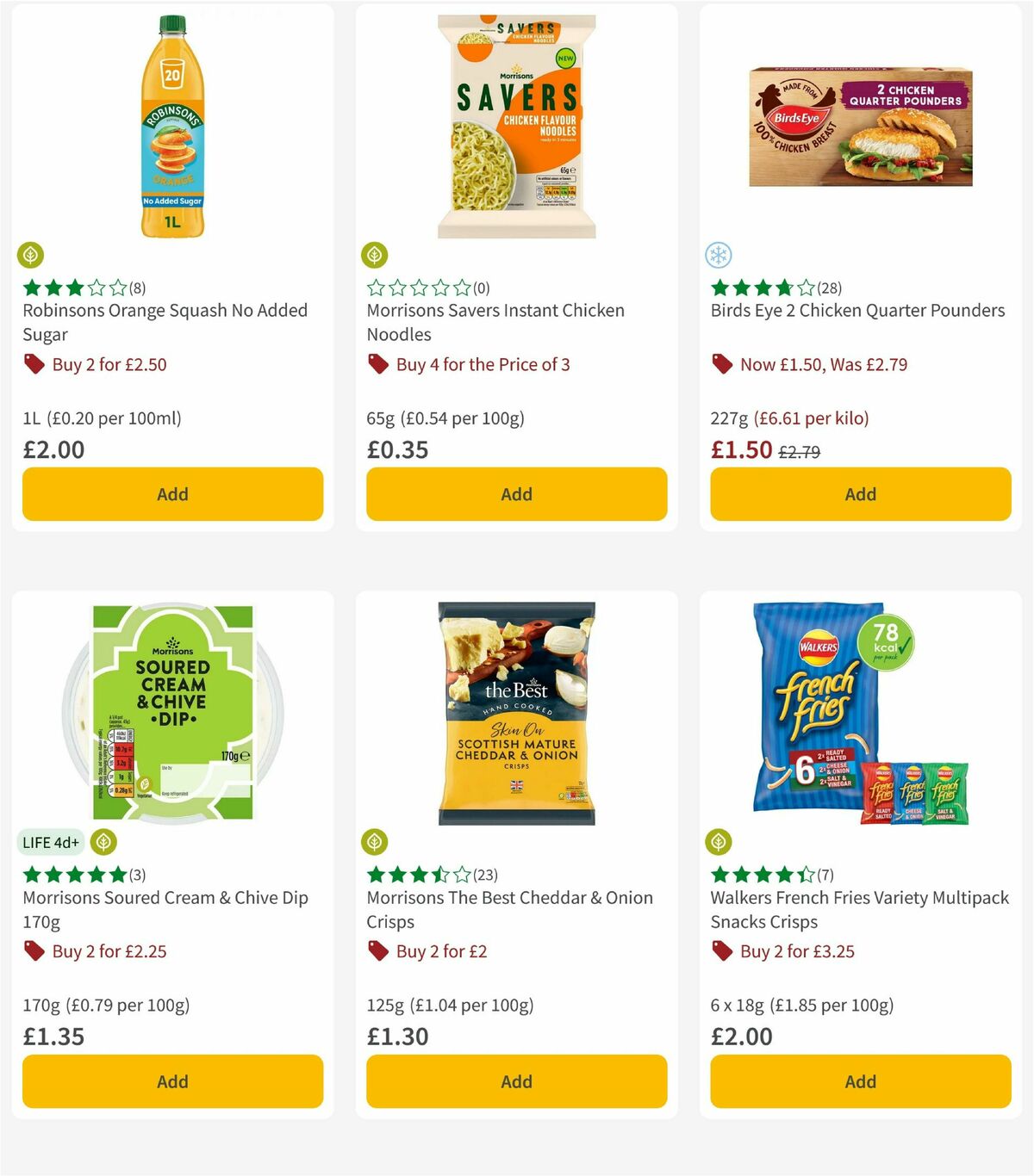Morrisons Offers from 29 April