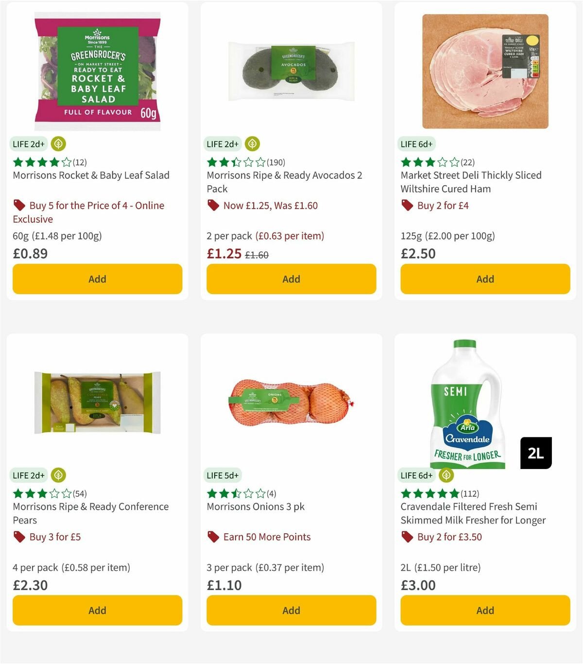 Morrisons Offers from 29 April