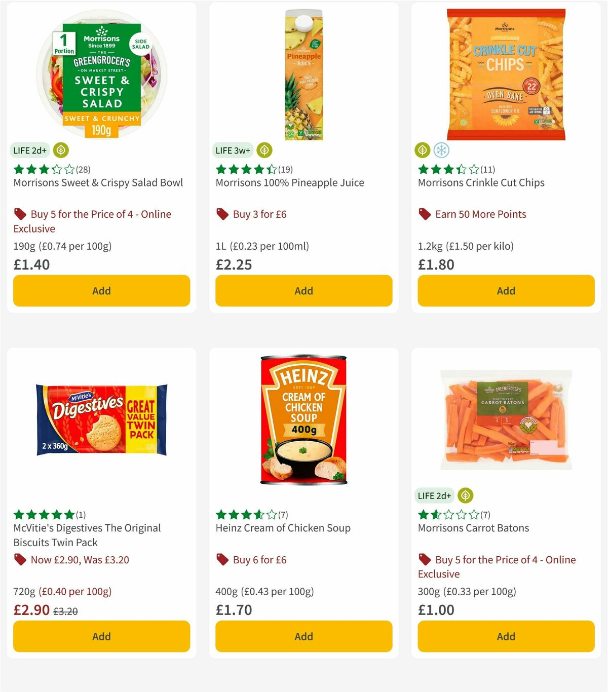 Morrisons Offers from 29 April