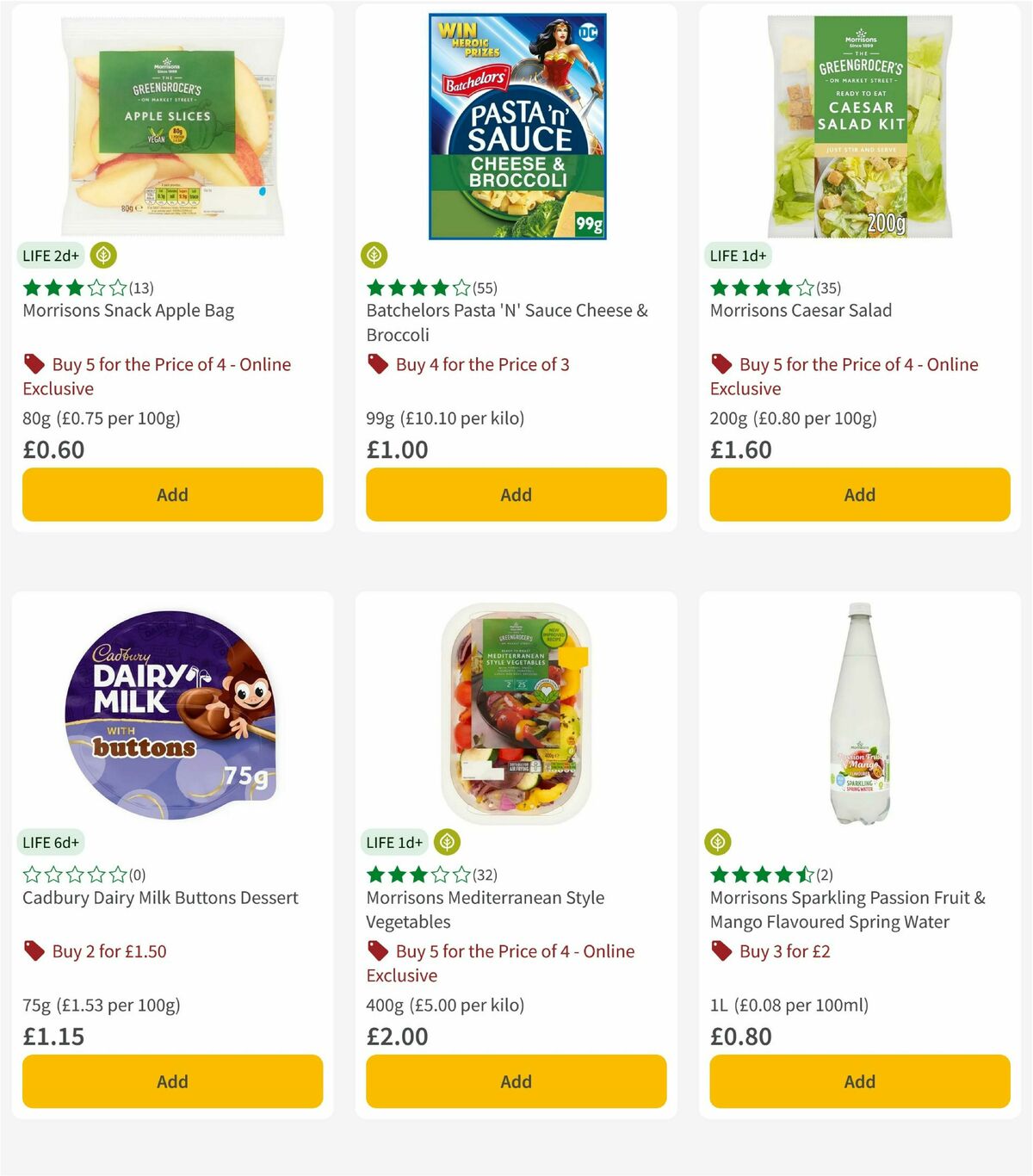 Morrisons Offers from 29 April