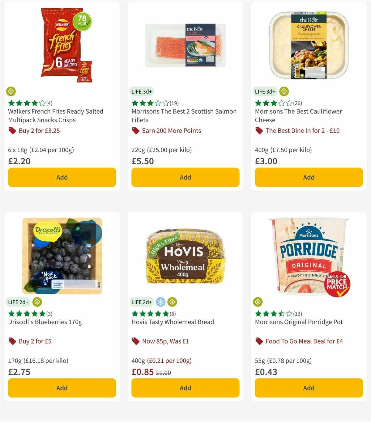 Morrisons Offers from 29 April