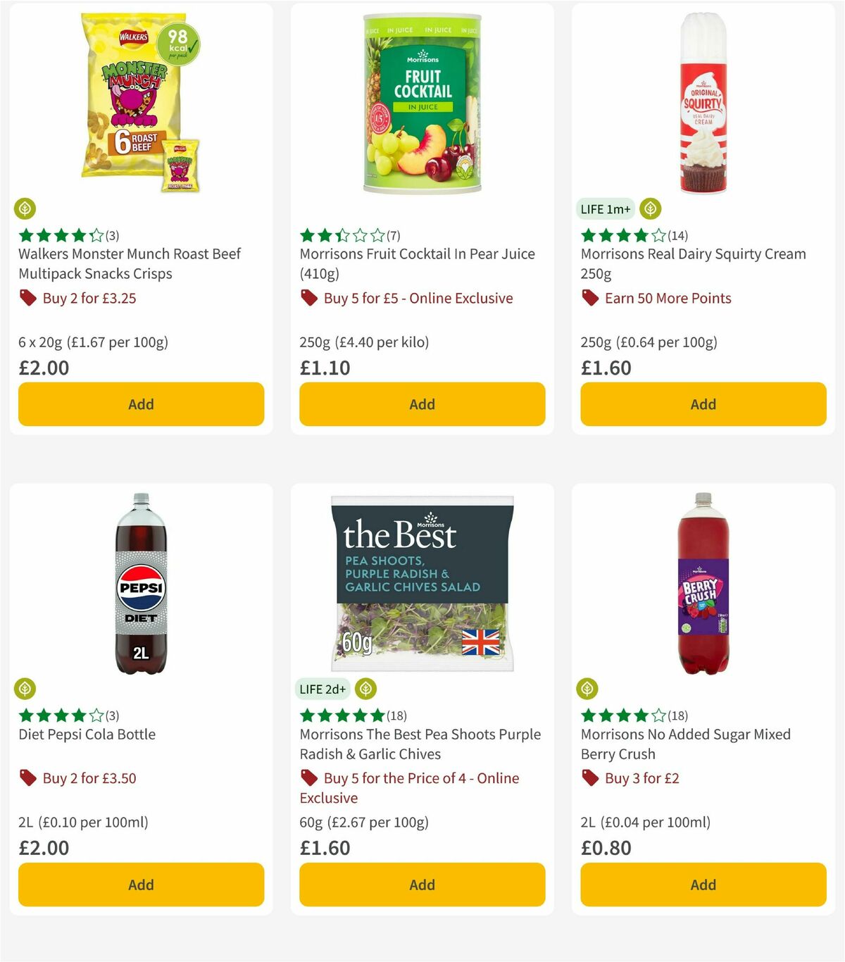 Morrisons Offers from 29 April