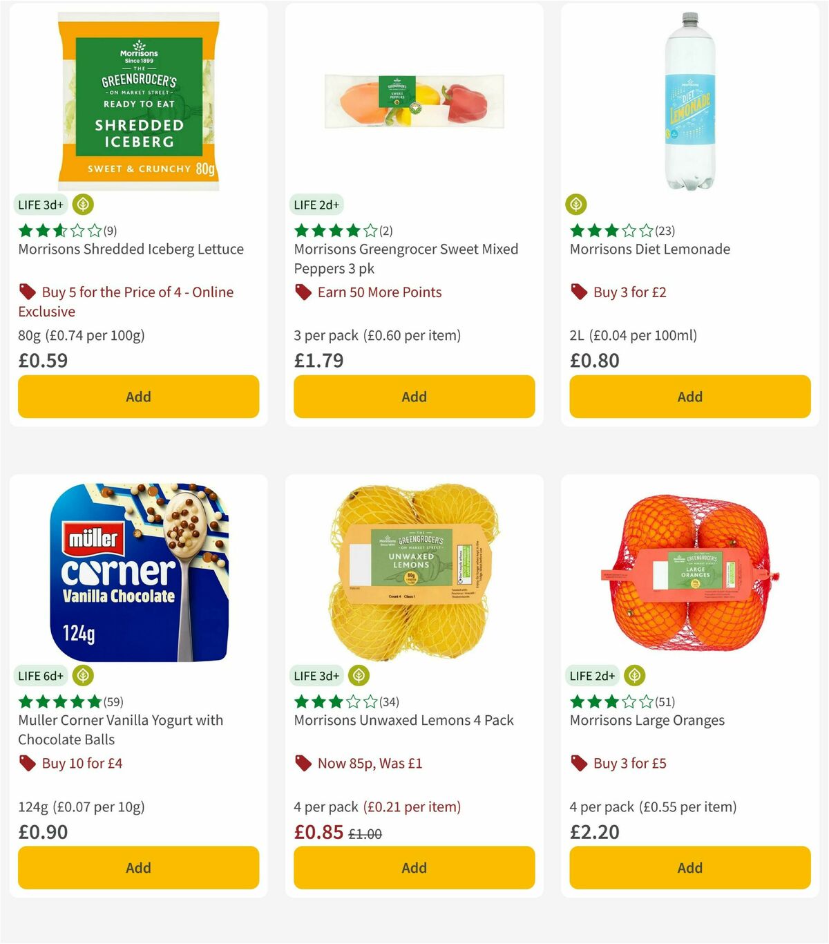 Morrisons Offers from 29 April