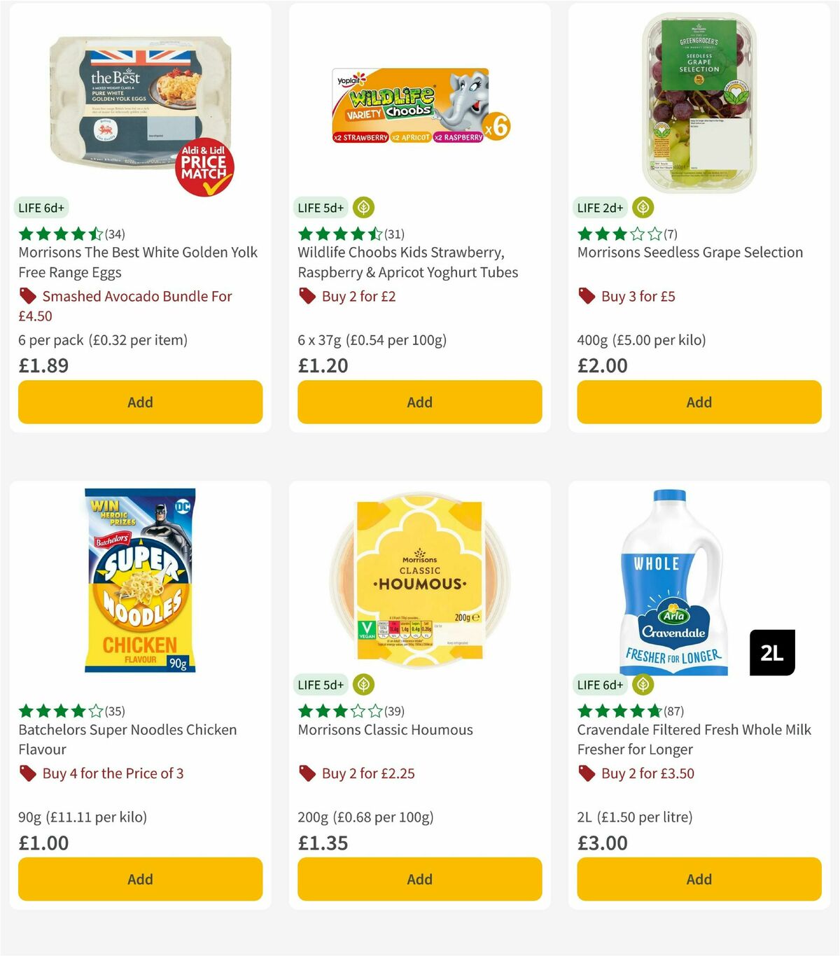 Morrisons Offers from 29 April