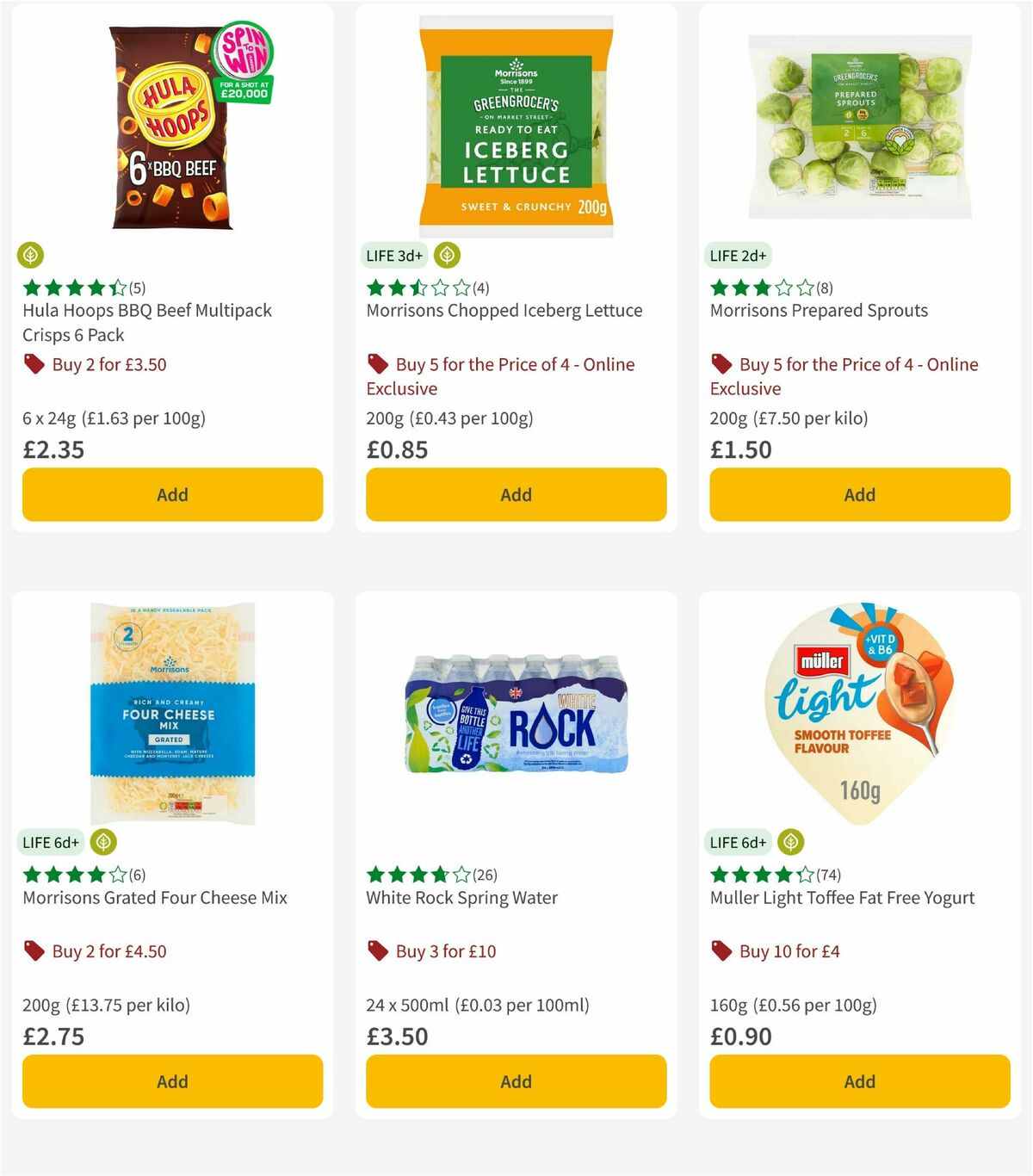 Morrisons Offers from 27 May