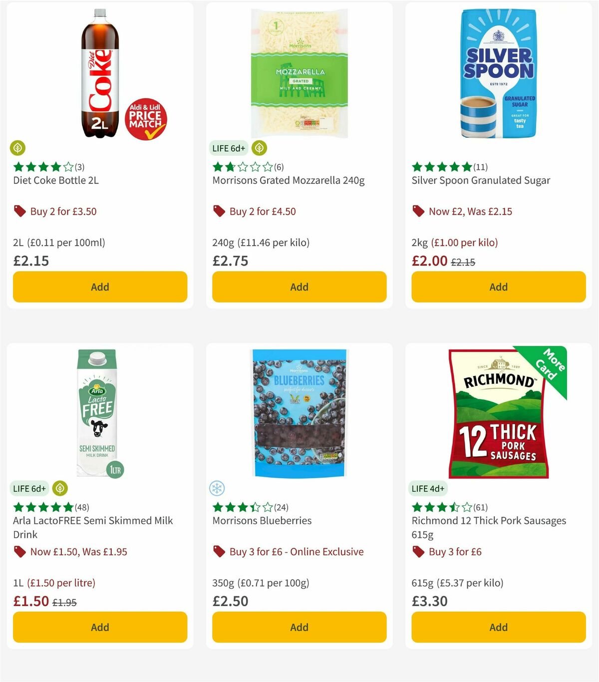 Morrisons Offers from 27 May