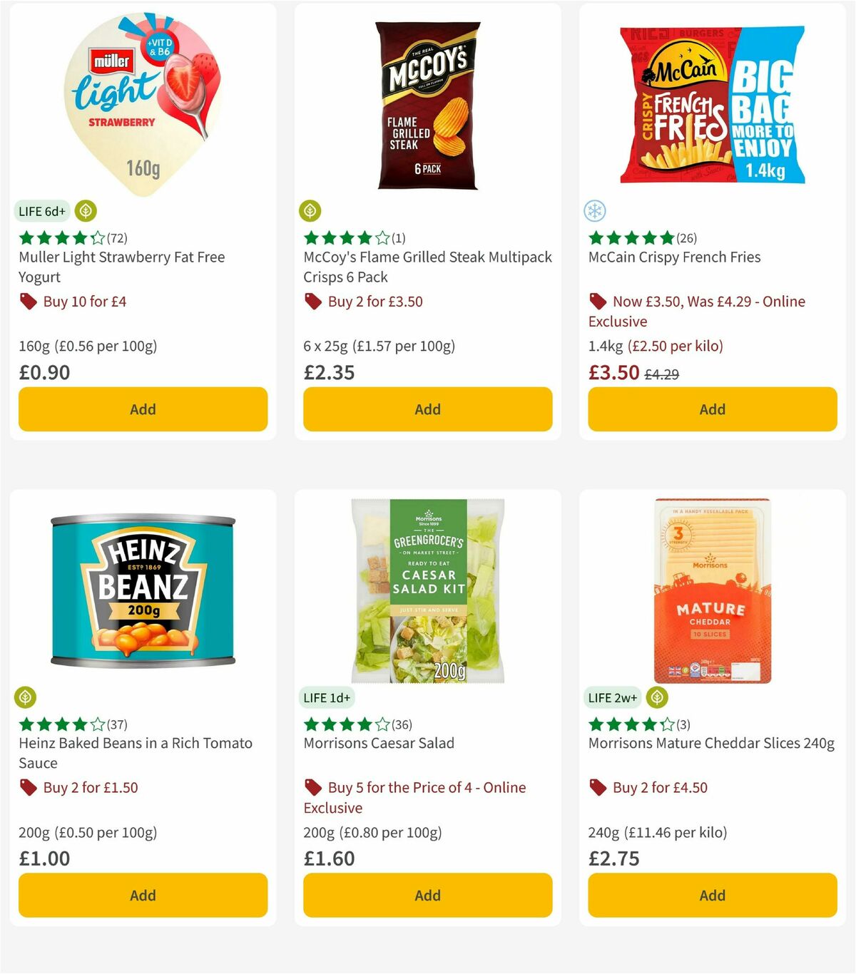 Morrisons Offers from 27 May