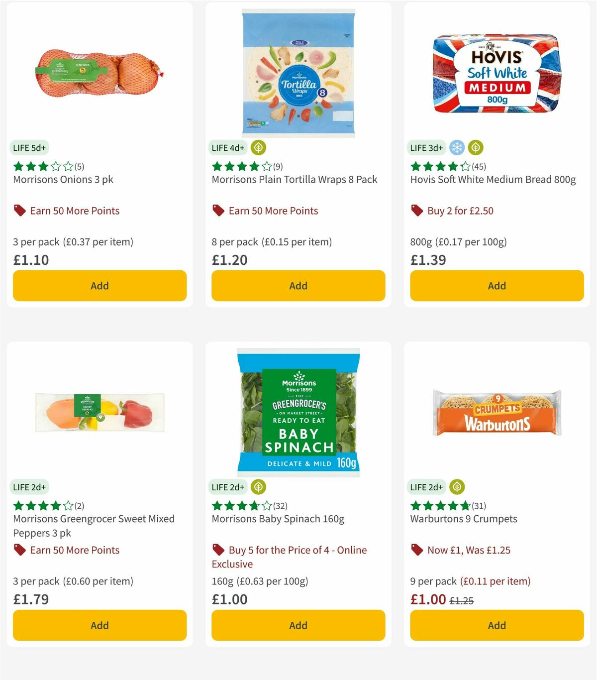 Morrisons Offers from 27 May