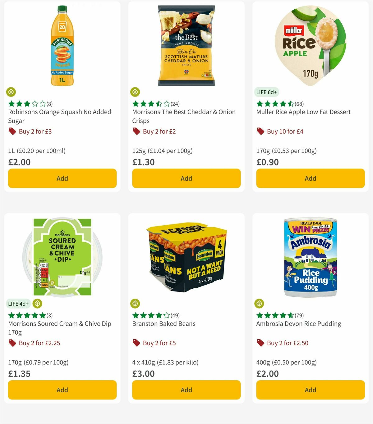 Morrisons Offers from 27 May
