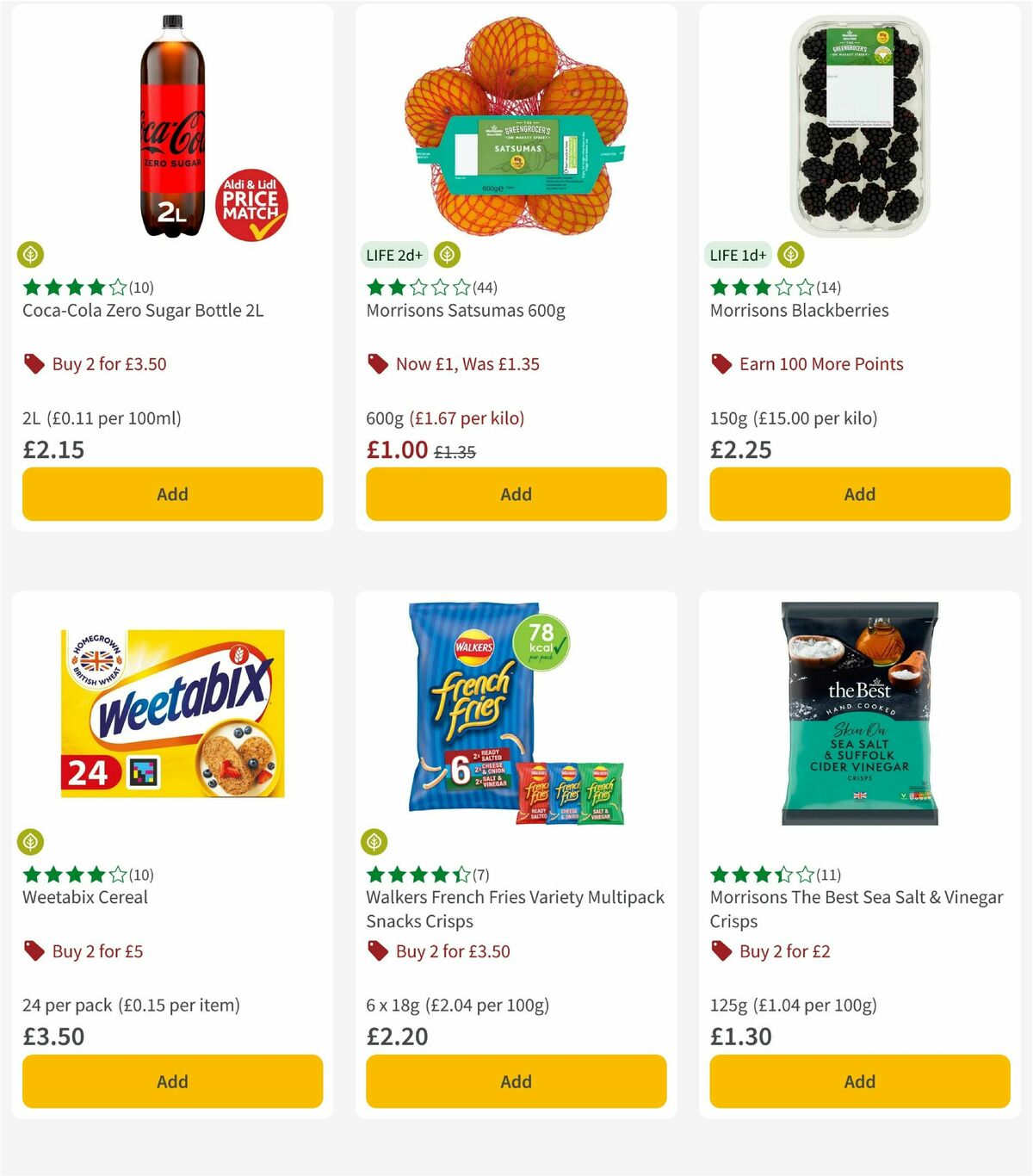 Morrisons Offers from 27 May
