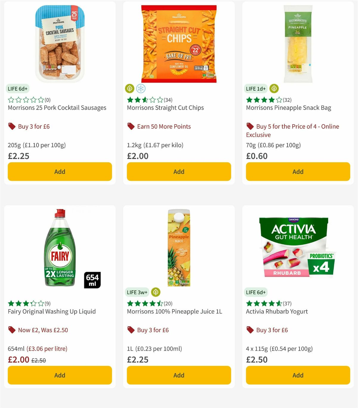 Morrisons Offers from 27 May