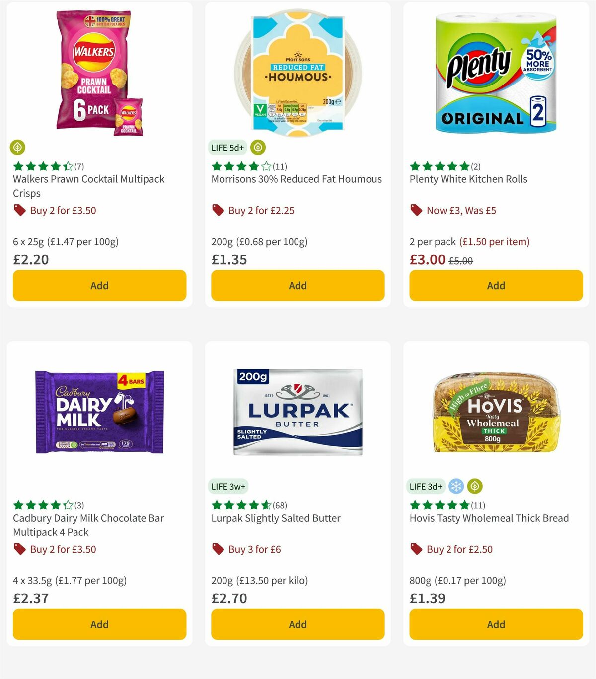 Morrisons Offers from 27 May