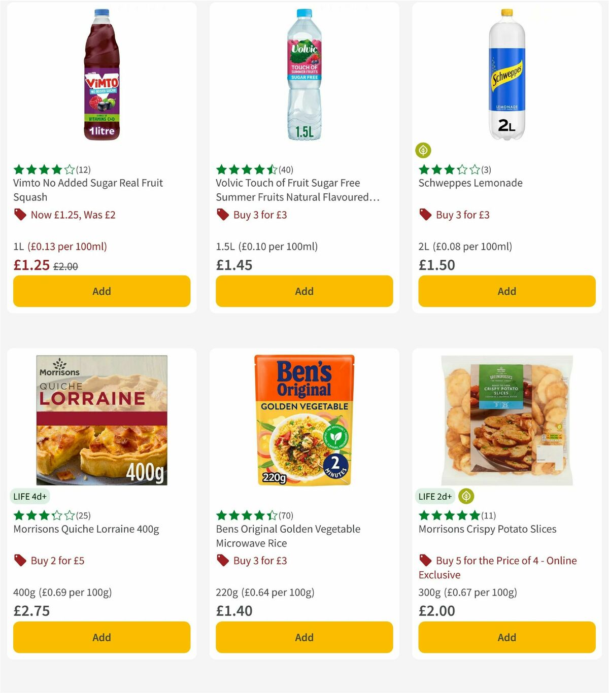 Morrisons Offers from 27 May