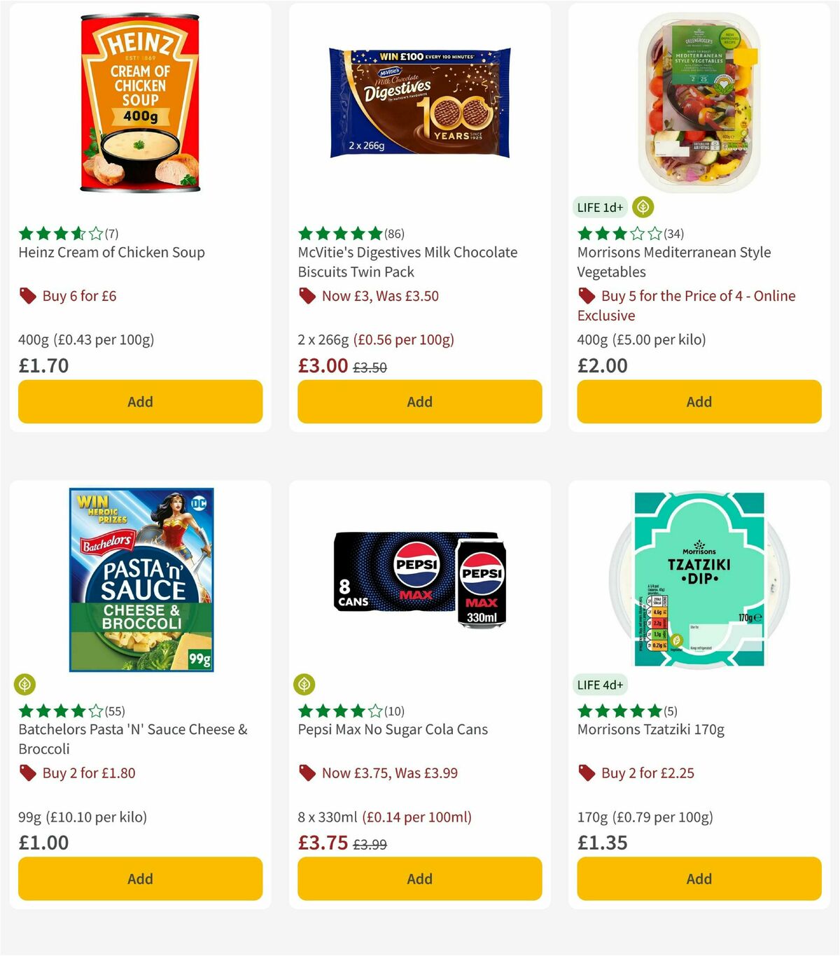 Morrisons Offers from 27 May