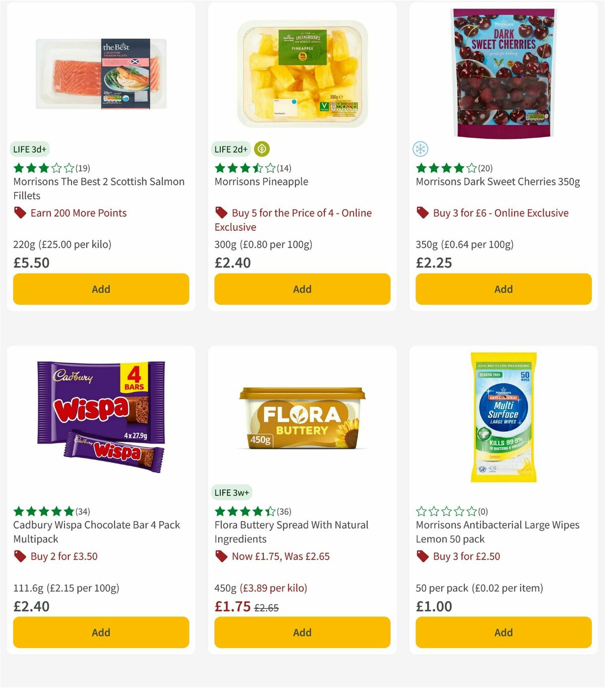 Morrisons Offers from 27 May