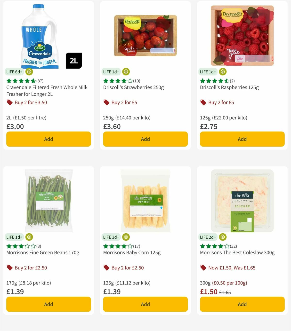 Morrisons Offers from 27 May