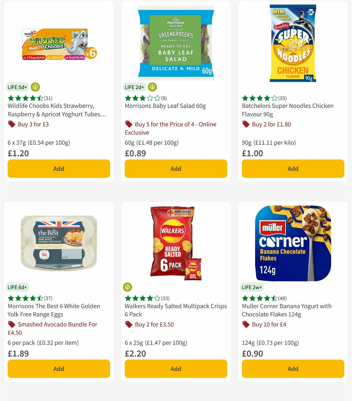 Morrisons Offers from 27 May