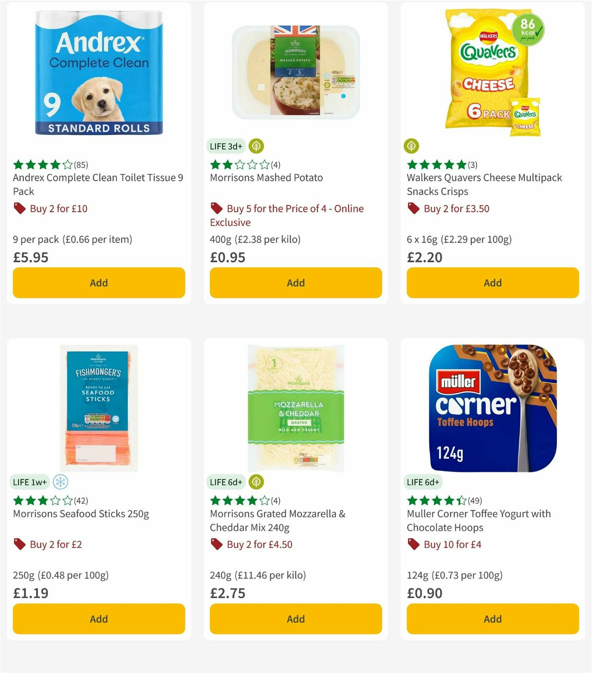 Morrisons Offers from 27 May