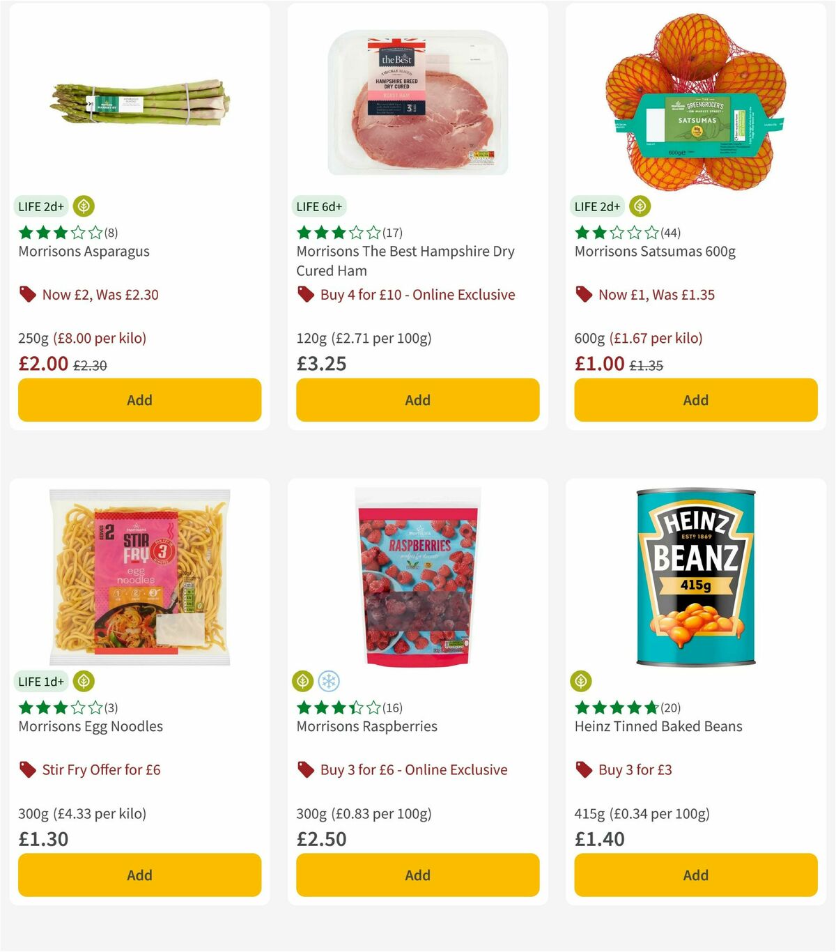 Morrisons Offers from 3 June