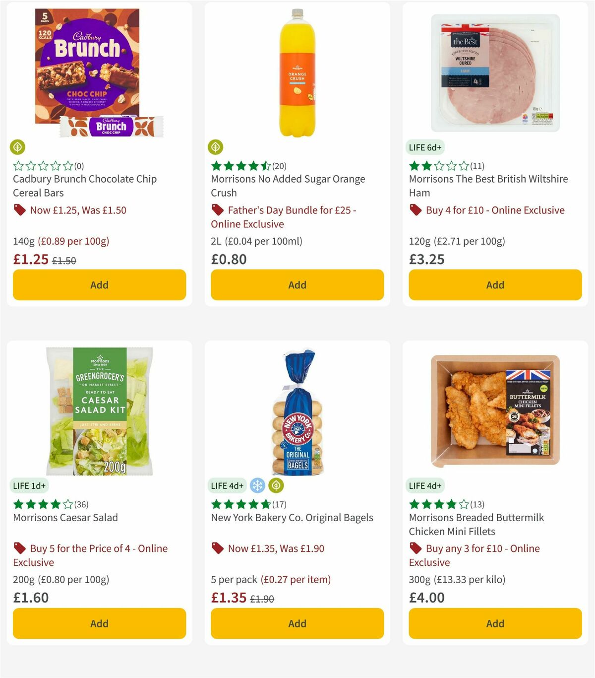 Morrisons Offers from 3 June