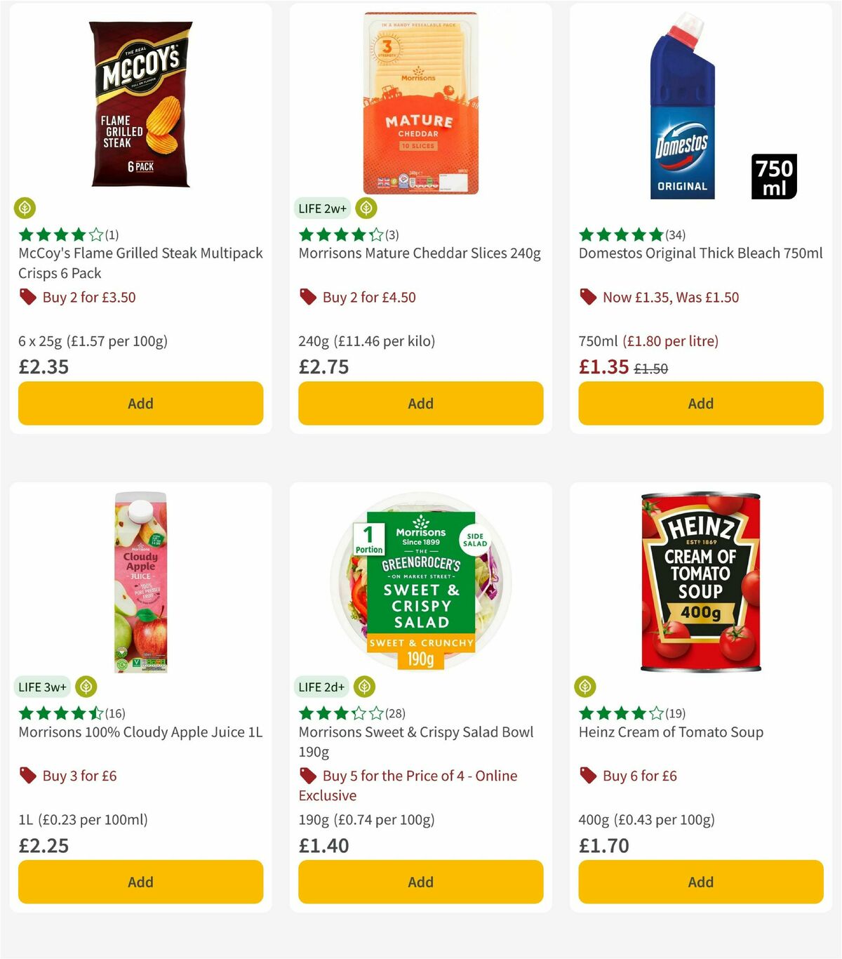 Morrisons Offers from 3 June