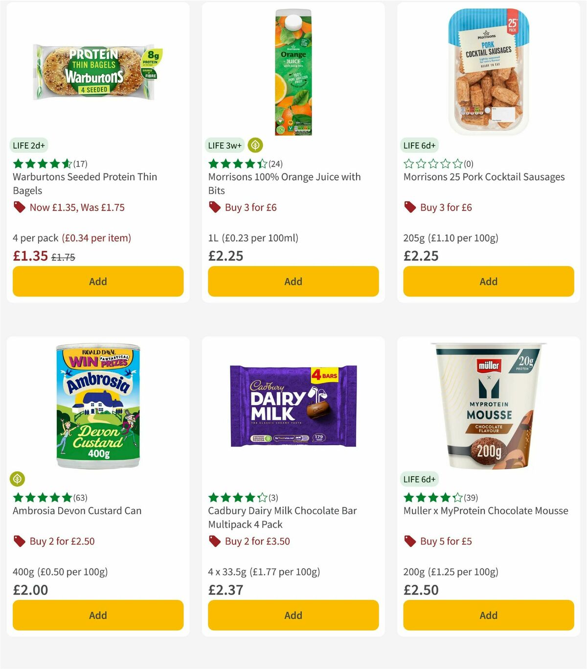 Morrisons Offers from 3 June