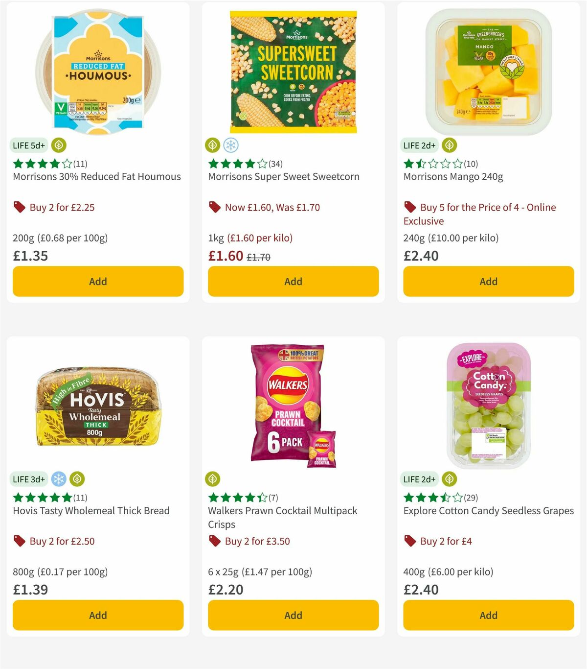 Morrisons Offers from 3 June