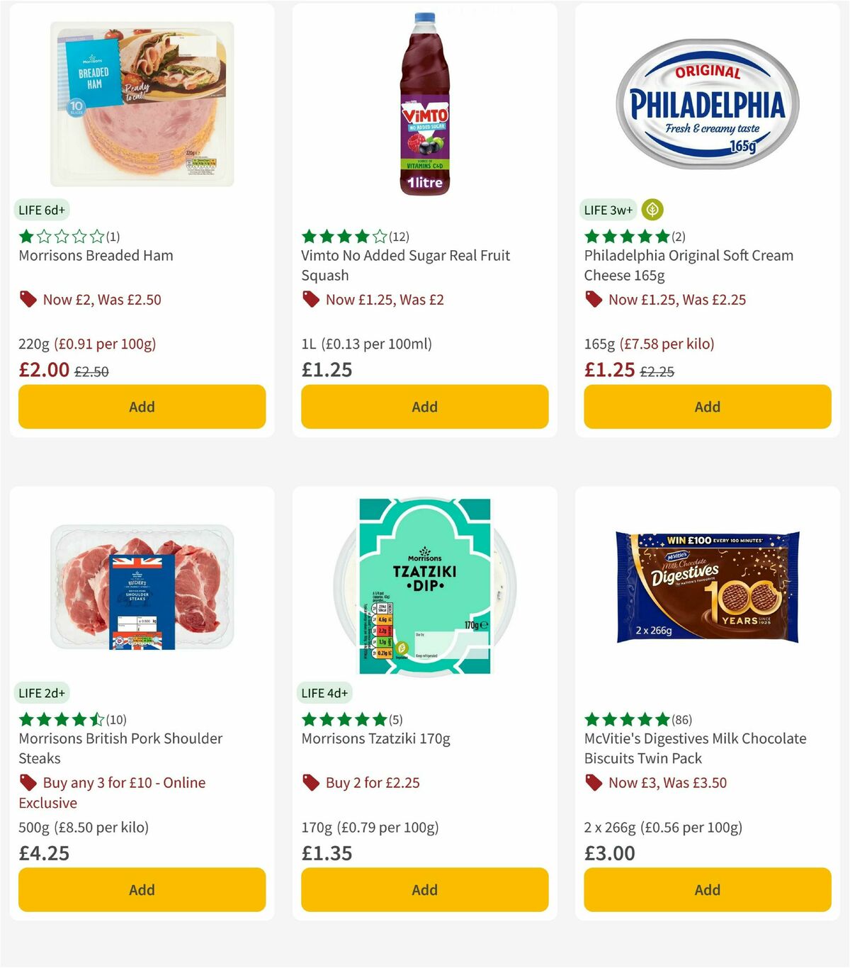 Morrisons Offers from 3 June