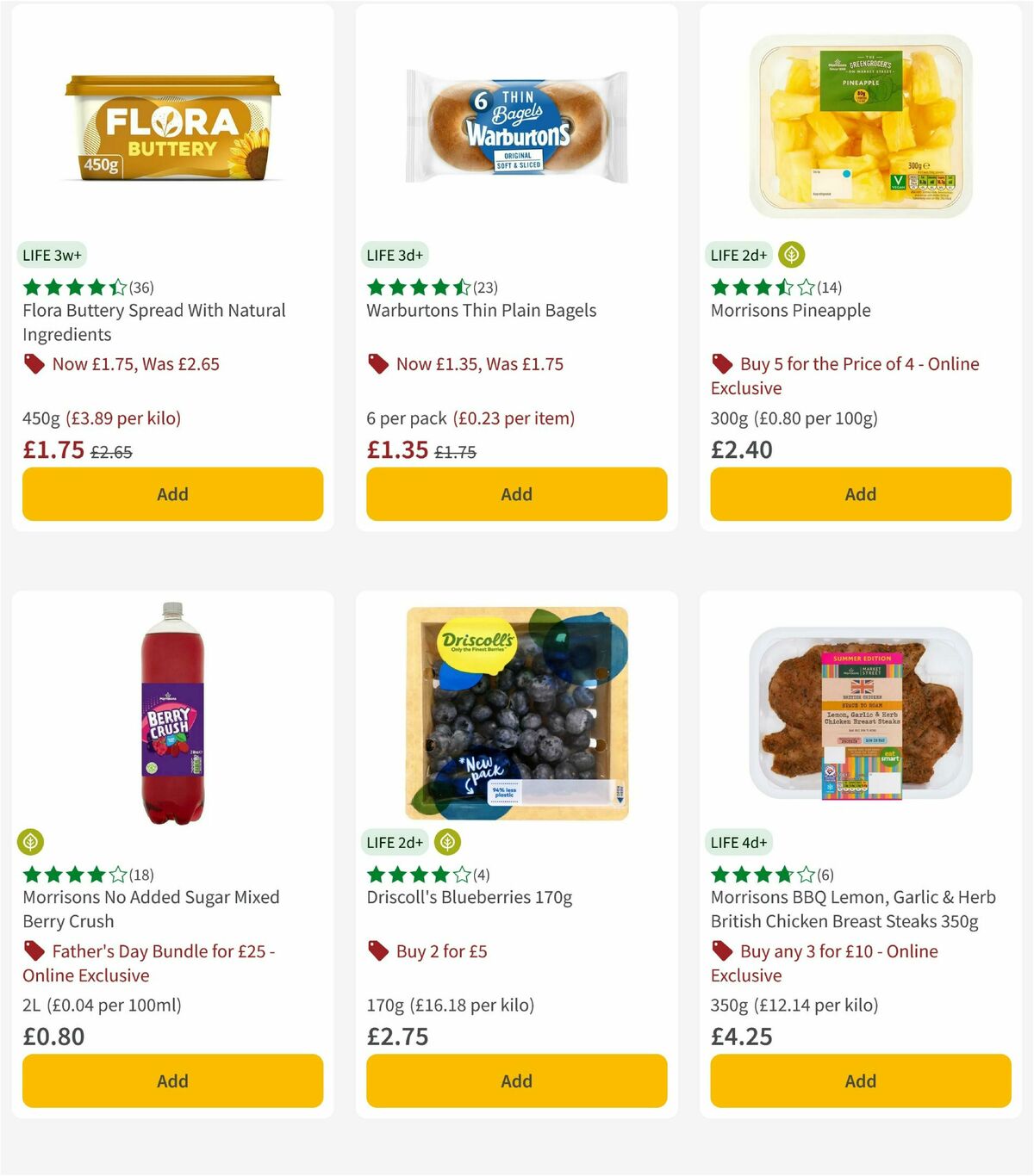 Morrisons Offers from 3 June