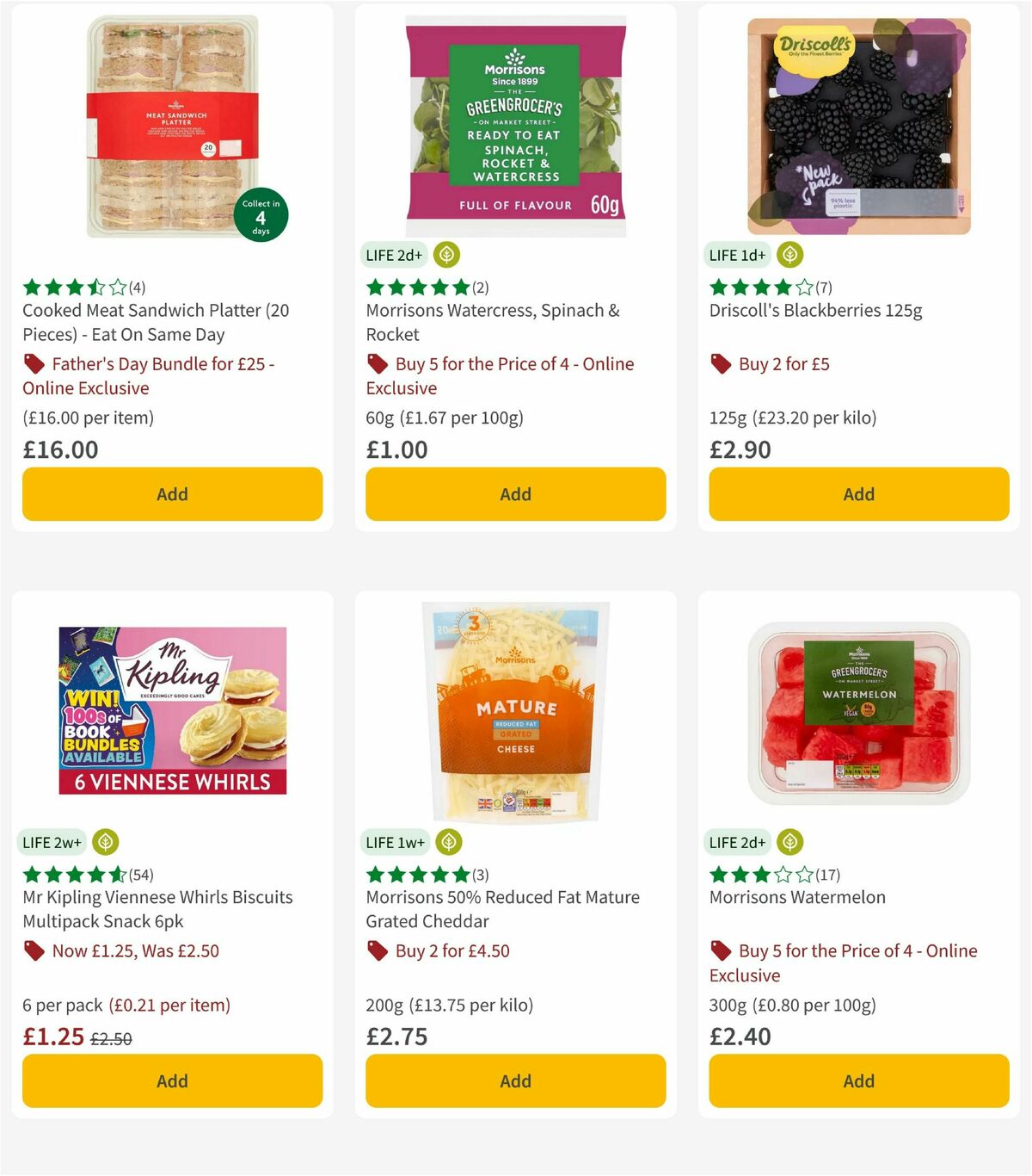 Morrisons Offers from 3 June