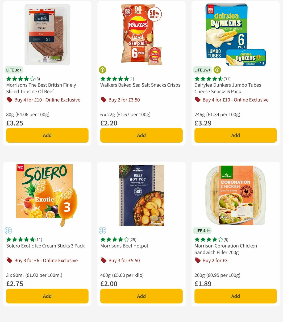 Morrisons Offers from 3 June