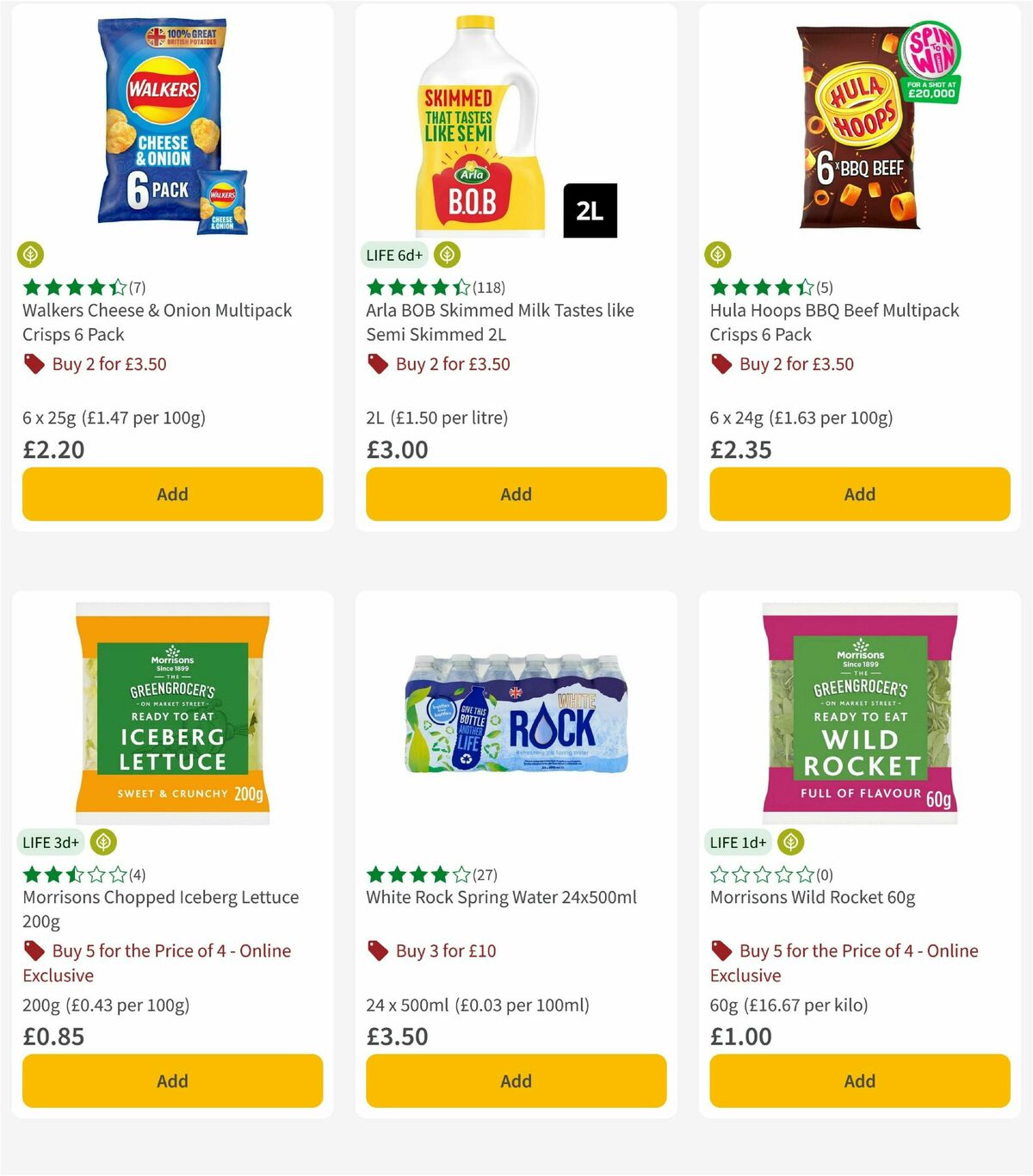 Morrisons Offers from 3 June