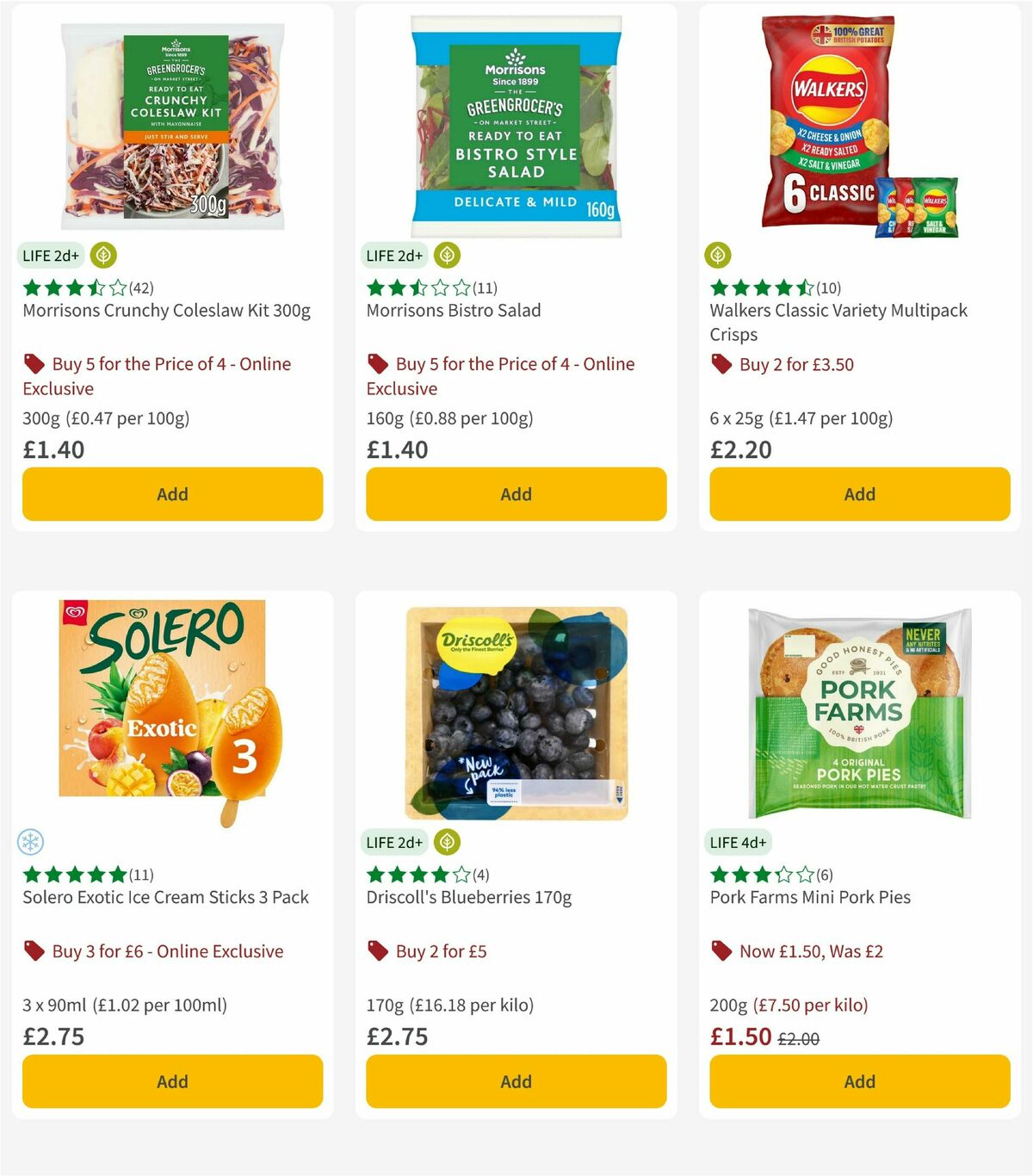 Morrisons Offers from 10 June