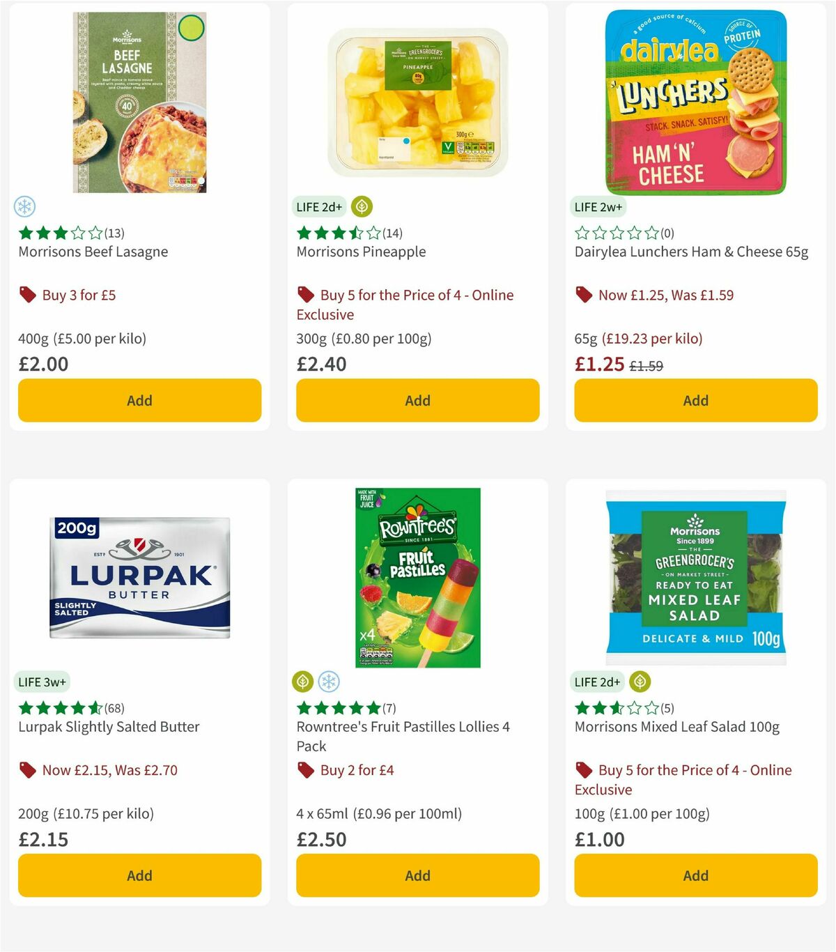 Morrisons Offers from 8 July