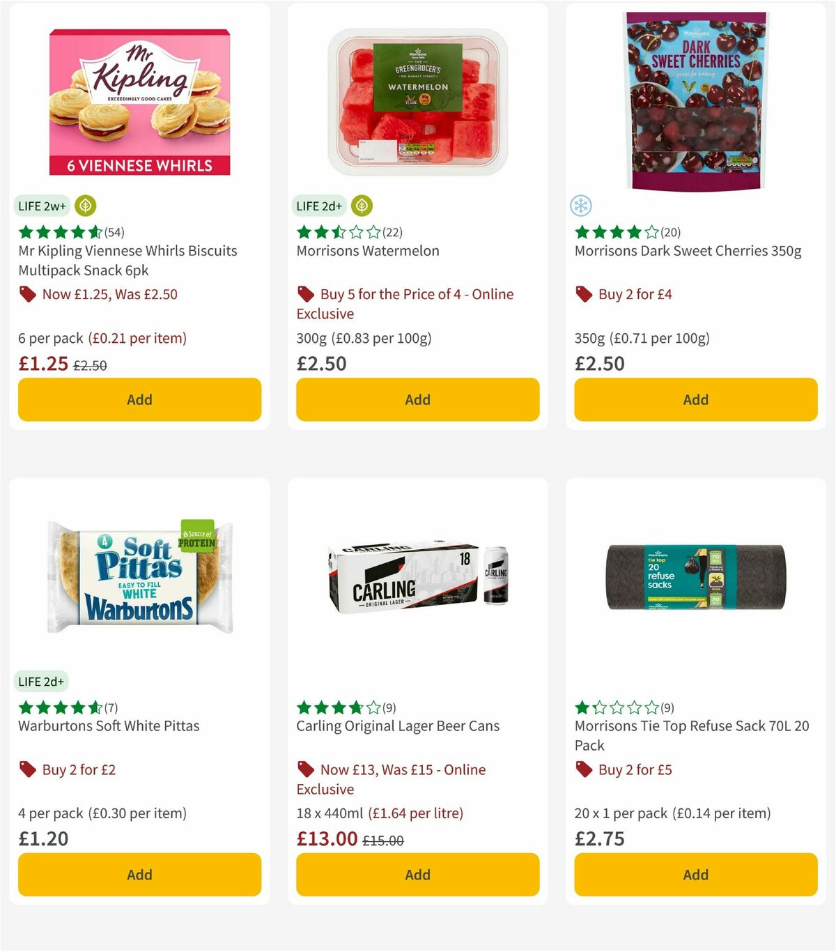 Morrisons Offers from 8 July