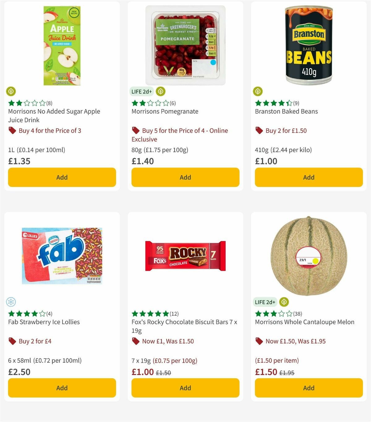 Morrisons Offers from 15 July