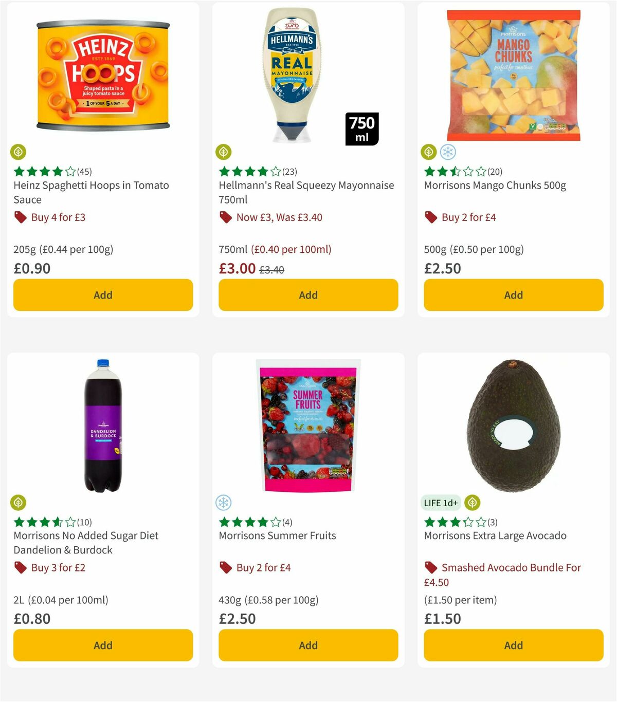 Morrisons Offers from 15 July