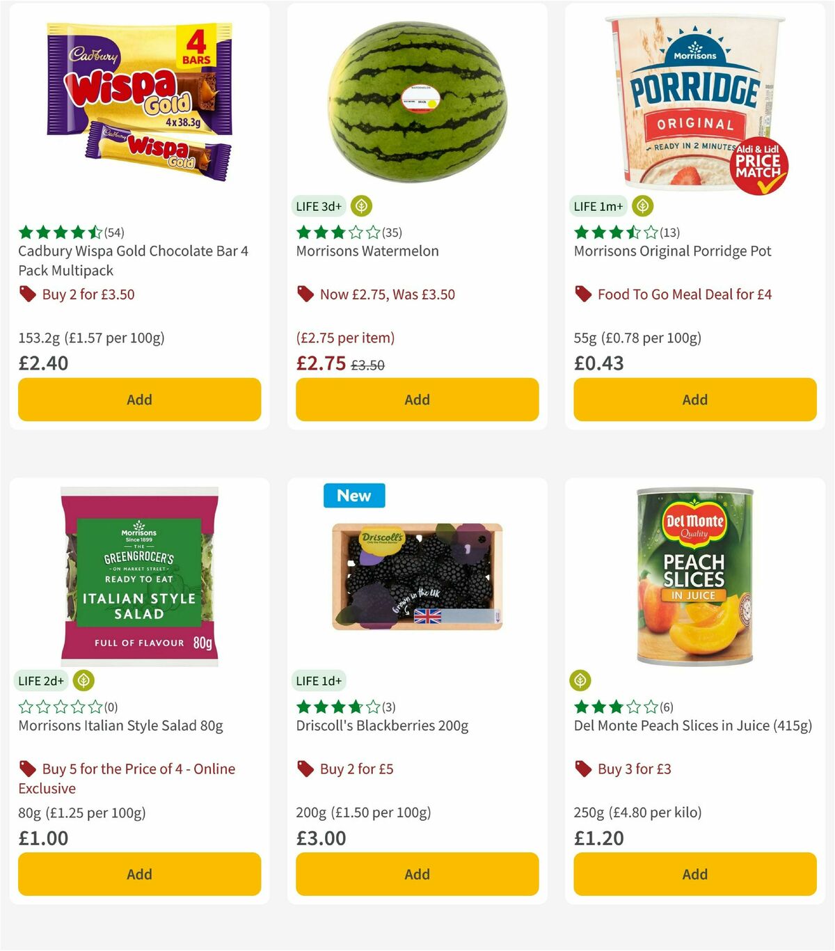 Morrisons Offers from 15 July