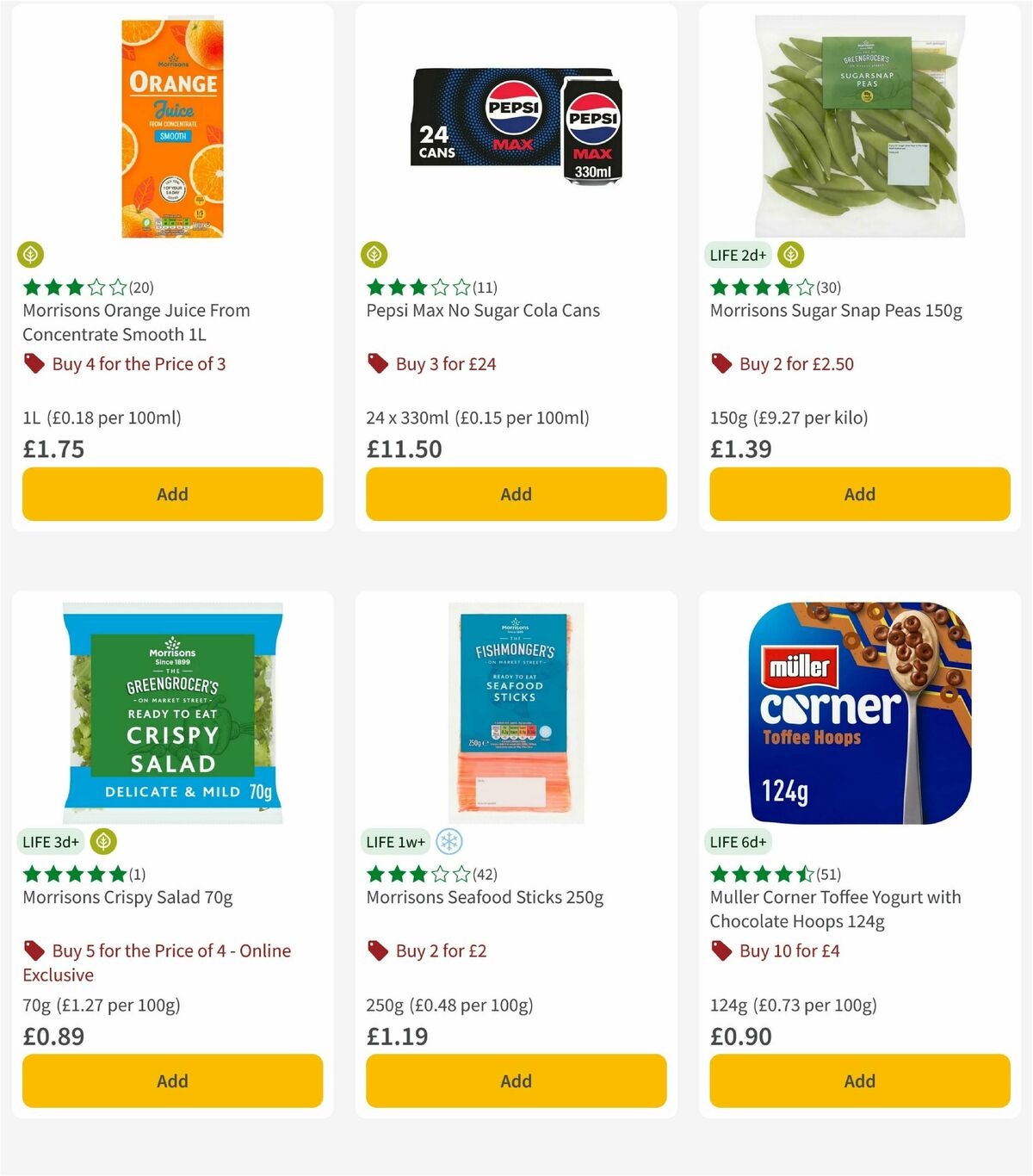 Morrisons Offers from 15 July