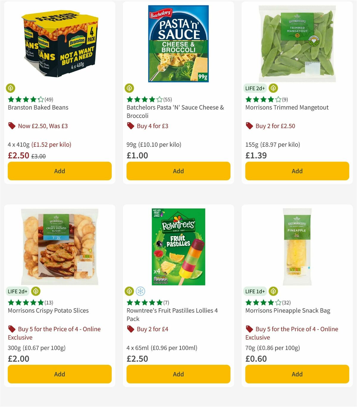 Morrisons Offers from 15 July