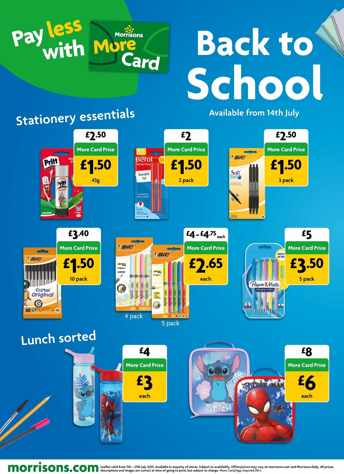 Morrisons Offers from 7 July