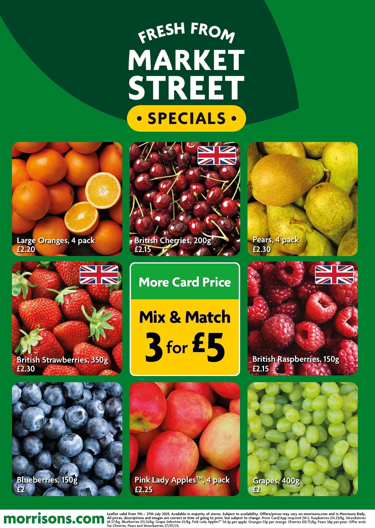 Morrisons Offers from 7 July